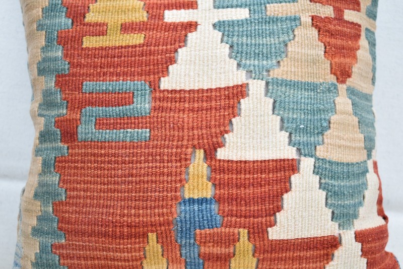 15''x15'' Decorative Handmade Turkish Kilim Pillow Cover Sofa Rug Cushion Cover gallery