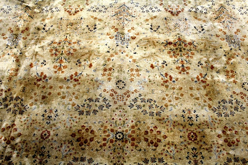 12X12 1970's EXQUISITE MINT 400+KPSI HAND KNOTTED VEGETABLE DYE WOOL TABRIZZ RUG gallery