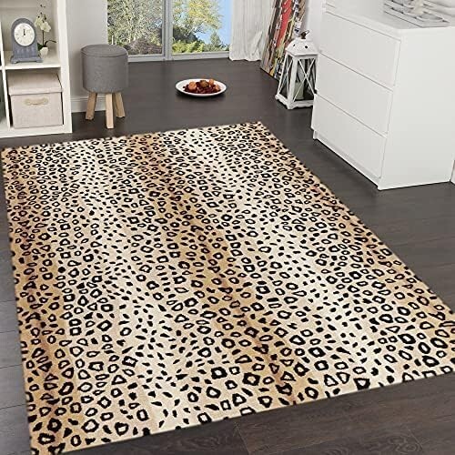 Antelope Chetah Animal purple Contemporary Handmade Tufted 100% Woolen area rug