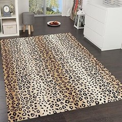 Antelope Chetah Animal purple Contemporary Handmade Tufted 100% Woolen area rug