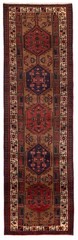 Vintage Hand-knotted Runner Rug 3’2″ x 10’9″ Traditional Oriental Wool Carpet