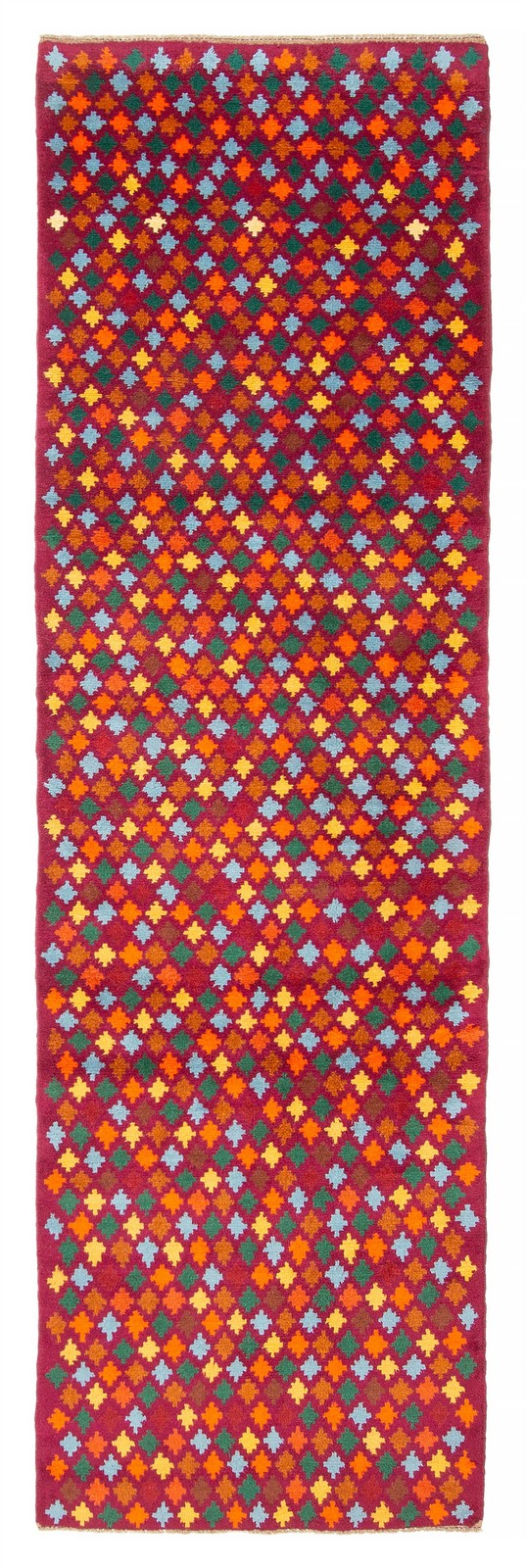 Vintage Hand-knotted Runner Rug 2'10" x 9'10" Traditional Oriental Wool Carpet gallery