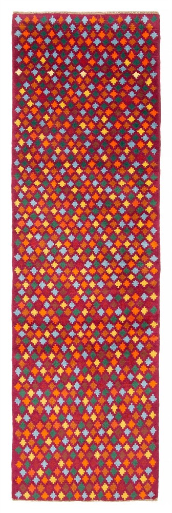 Vintage Hand-knotted Runner Rug 2'10" x 9'10" Traditional Oriental Wool Carpet