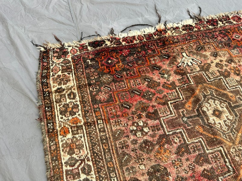 120 x 155 cm COLLECTORS' ITEM Antique Stunning Vase Tribal Kazak Caucasian Carpe gallery