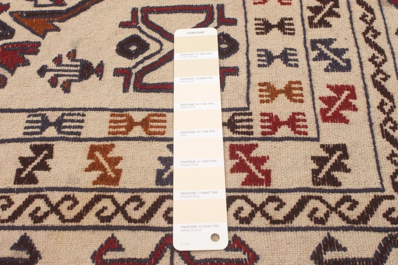 Vintage 4'3" x 6'2" Traditional Wool Hand Woven Oriental Area Rug gallery