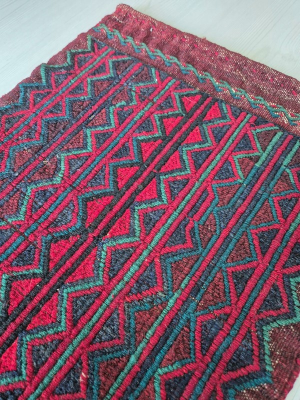 Antique Cicim Pillows, Anatolian Rug, Hand Woven Pillow Cover, Home Decor, Wool gallery