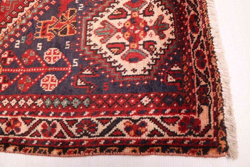 Vintage Hand-Knotted Area Rug 4'2" x 6'0" Traditional Oriental Wool Carpet gallery