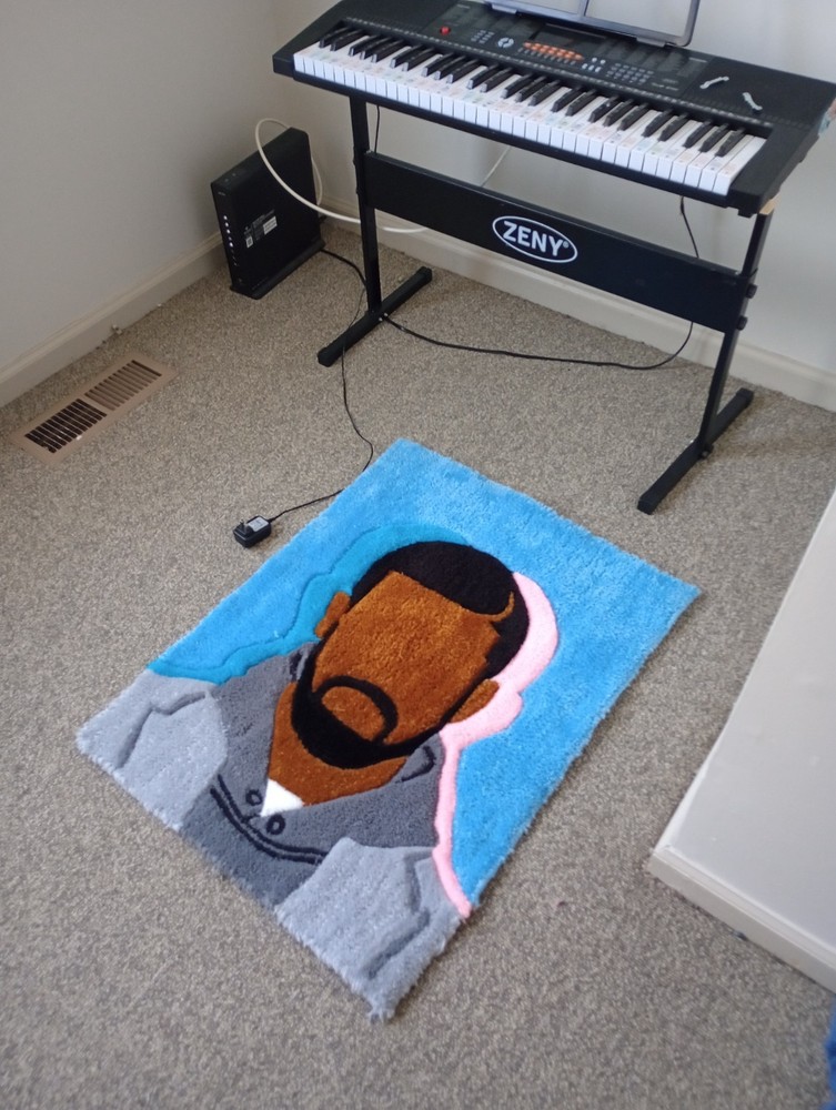 Drake Inspired Handmade Tufed Rug 3Ft
