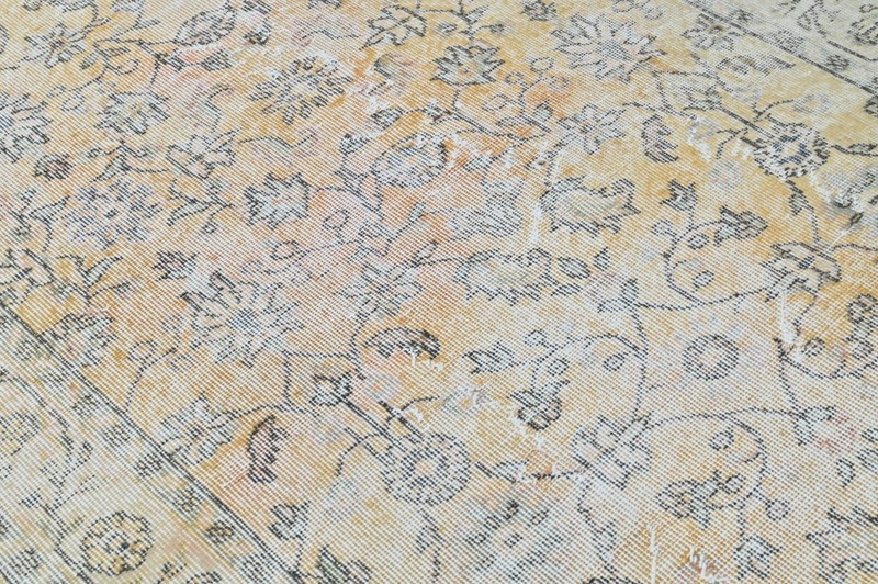 Oushak Turkish Vintage Rug 4x6 Kilim Rug Anatolian Handmade Boho Decor ORANGE gallery