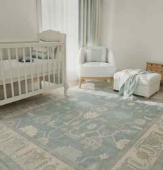 Vintage Area Rug, Turkish Oushak Rug, Neutral Area Rug 5×8/8×10/9×12/10×14/6×9