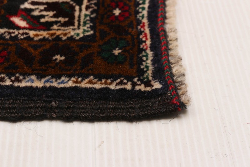 Vintage Hand-Knotted Area Rug 3'8" x 6'4" Traditional Oriental Wool Carpet gallery