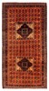 Vintage Hand-knotted Runner Rug 3'8" x 7'1" Traditional Oriental Wool Carpet gallery