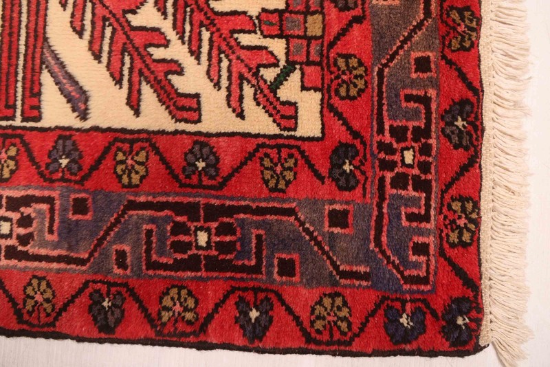 Vintage 5'5" x 6'7" Traditional Hand Knotted Vegetable Dye Wool Area Rug gallery