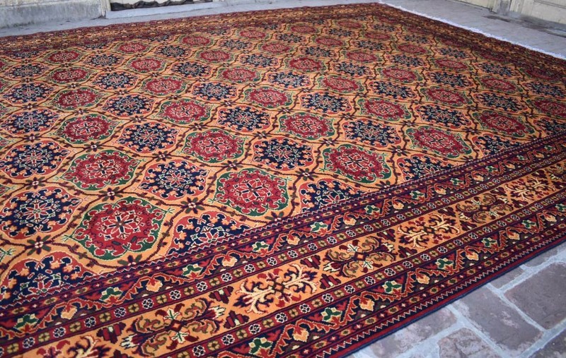 Palace Size Large Afghan Geometric Rug 10x16 ft High Quality Turkmen Wool Carpet gallery