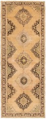 Vintage 4’8″ x 12’5″ Traditional Hand Knotted Vegetable Dye Wool Area Rug