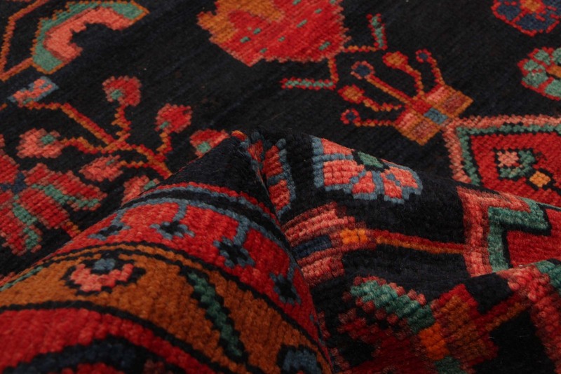 Vintage 3'8" x 6'0" Traditional Hand Knotted Vegetable Dye Wool Area Rug gallery
