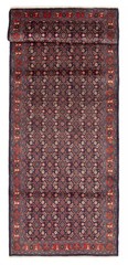 3’7″ x 10’4″ Vintage Hand-knotted Runner Rug Traditional Oriental Wool Carpet