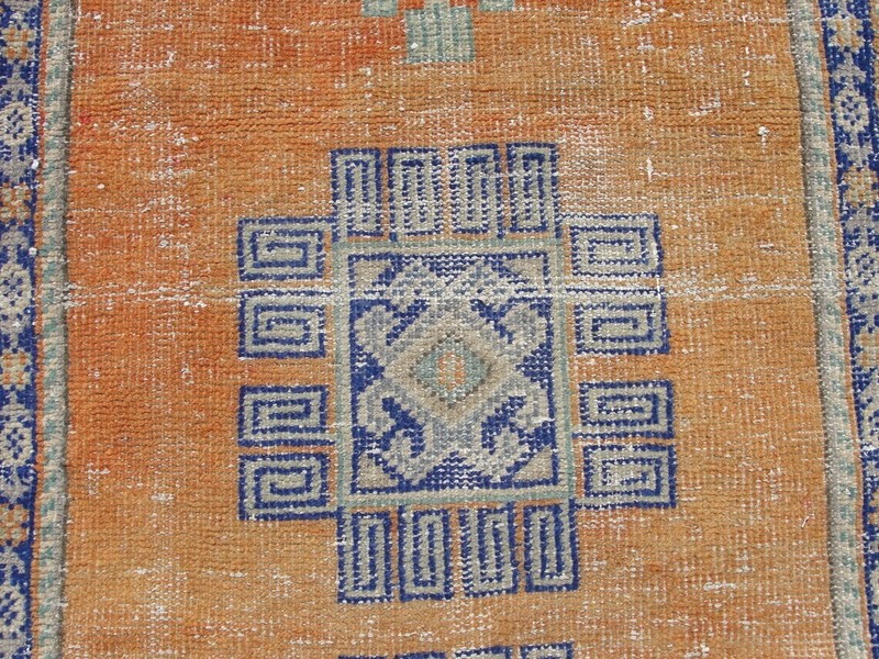 2x10 turkish runner rug, oushak runner rug, 2.9 x 10.5 ft. turkish floor rug, gallery