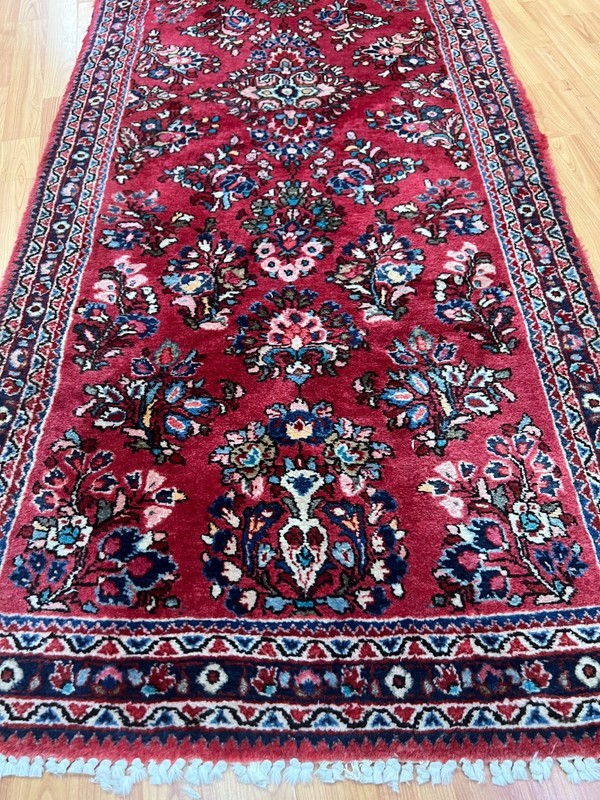 2'7" x 6'7" Antique Turkish Oriental Rug Floor Runner - 1920s - Hand Made gallery