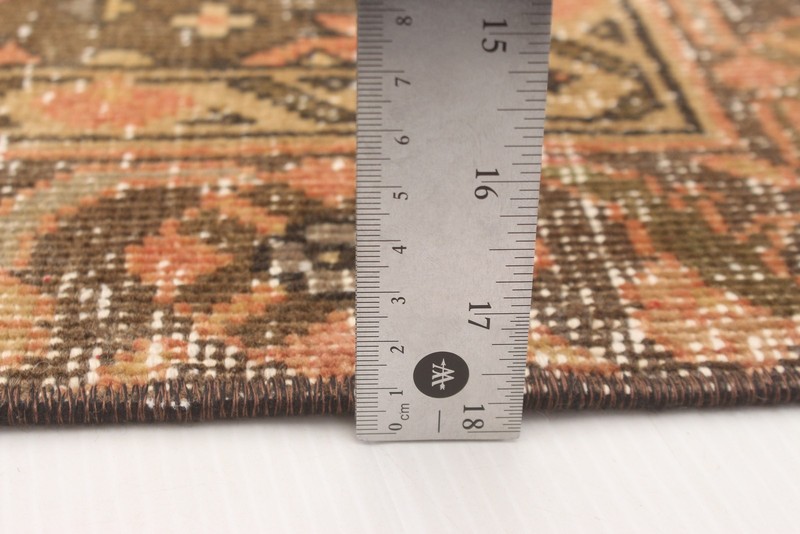 Vintage Hand-Knotted Carpet 4'4" x 12'8" Traditional Oriental Wool Area Rug gallery