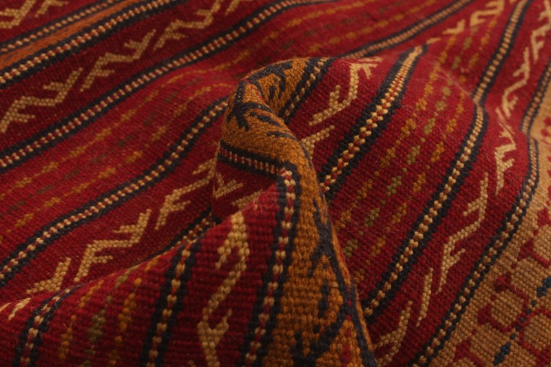 Vintage Hand Woven Area Rug 3'4" x 5'3" Traditional Wool Oriental Carpet gallery
