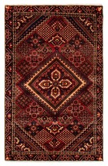 Vintage Hand-Knotted Area Rug 4’2″ x 6’7″ Traditional Oriental Wool Carpet
