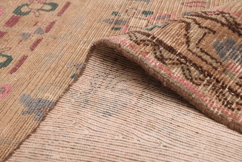 Traditional Vintage Hand-Knotted Area Rug 3'10" x 9'6" Oriental Wool Carpet gallery