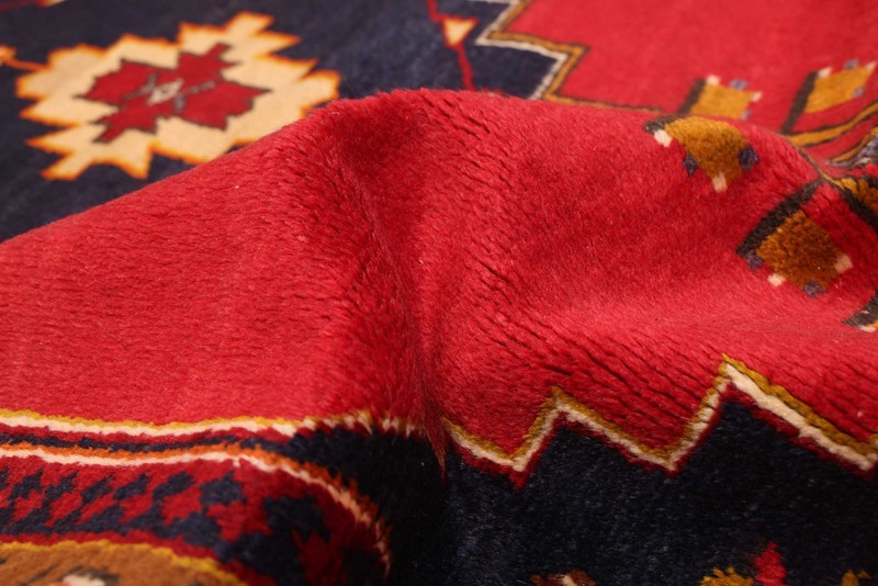 Vintage 3'7" x 6'7" Traditional Hand Knotted Vegetable Dye Wool Area Rug gallery