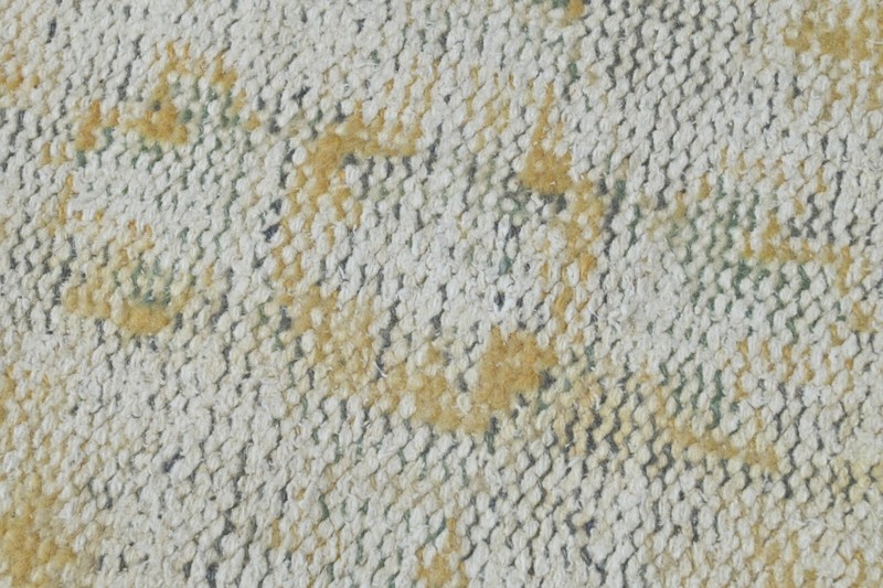 Vintage Turkish Runner Rug 2x10ft YELLOW Handmade Anatolian Oushak Hallway Wool gallery