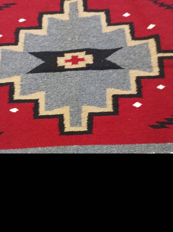 Handwoven Southwest Design Acrylic Rug; 20"X40" gallery
