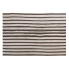 Vintage Minimalist Turkish Kilim Rug 225x330 cm (7.4x10.8 ft) | Handwoven gallery