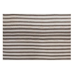 Vintage Minimalist Turkish Kilim Rug 225×330 cm (7.4×10.8 ft) | Handwoven