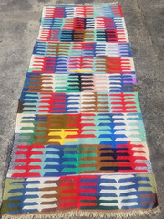 Vintage Traditional Handmade Beautiful Kilim Floor Rug Carpet 234×98 cm