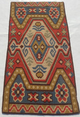 Vintage Traditional Handcrafted Turkish Kilim Rug for Home Décor 125×68 cm