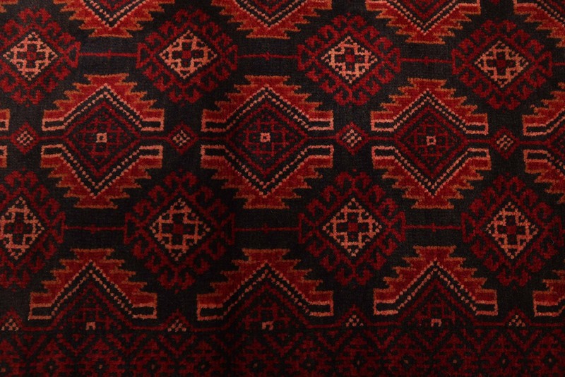 Vintage Hand-Knotted Area Rug 3'10" x 6'3" Traditional Oriental Wool Carpet gallery