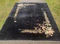 c1920s ANTIQUE MINT ART DECO WALTER NICHOLS CHINESE RUG 8X10 Ft ROOM SIZE