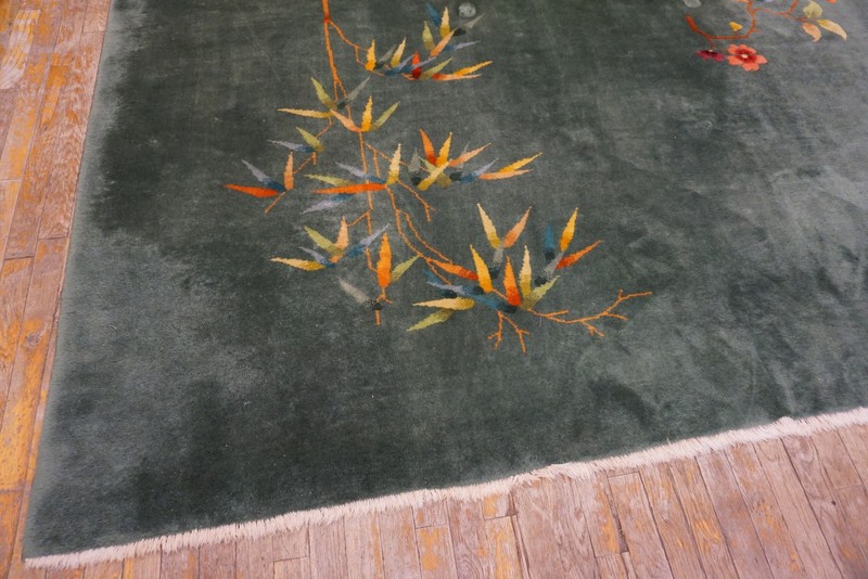 8X10 Antique Chinese Art Deco Wool Area Rug 1935 gallery