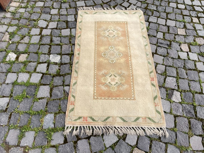 Home Decor Rug, Turkish Vintage Rug, Boho Decor Rug, 2,6 x 4,5 ft gallery