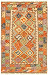 Vintage 4’0″ x 6’5″ Traditional Wool Hand Woven Oriental Area Rug