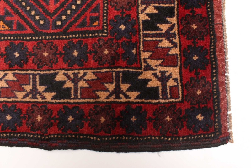 Vintage Hand-Knotted Area Rug 3'10" x 6'2" Traditional Wool Carpet gallery