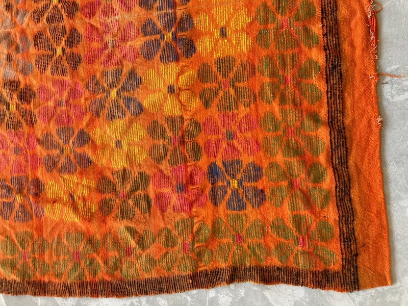 Vintage Traditional Handmade Lovely Moroccan Kilim Floor Rug Carpet 183x132 cm gallery