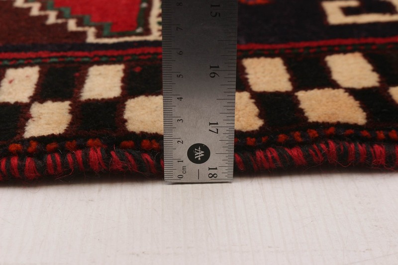 Vintage 3'9" x 4'10" Traditional Hand Knotted Vegetable Dye Wool Area Rug gallery