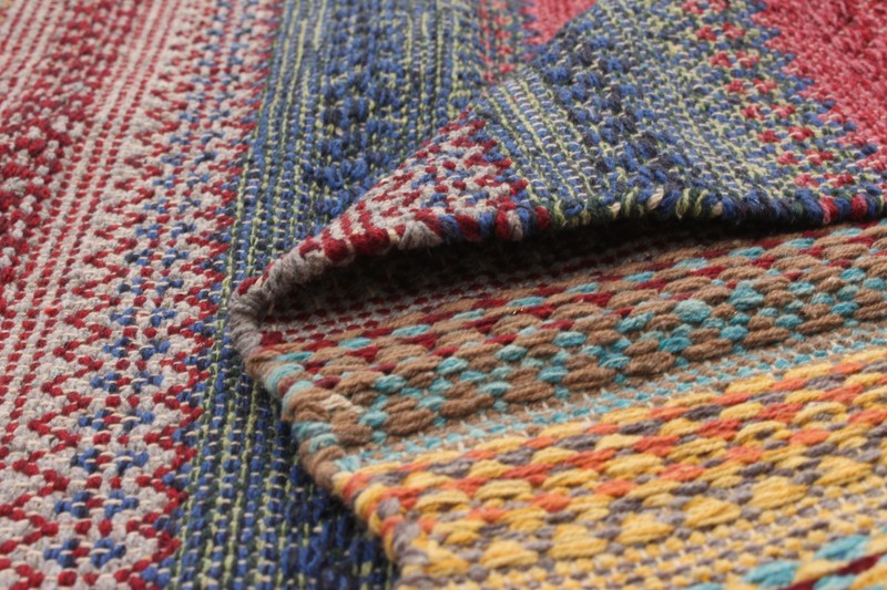 Vintage Hand Woven Area Rug 4'0" x 5'9" Traditional Wool Oriental Carpet gallery