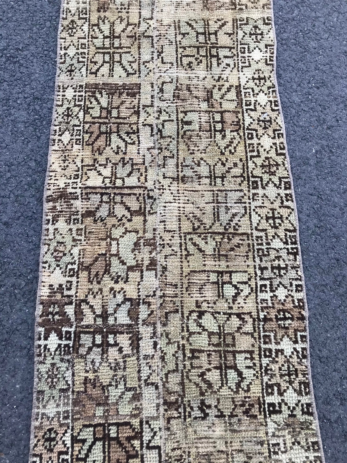 Large Runner Rug , Runner Entry Rug , Wool Runner Rug , Handmade Runner Rug , Vi gallery