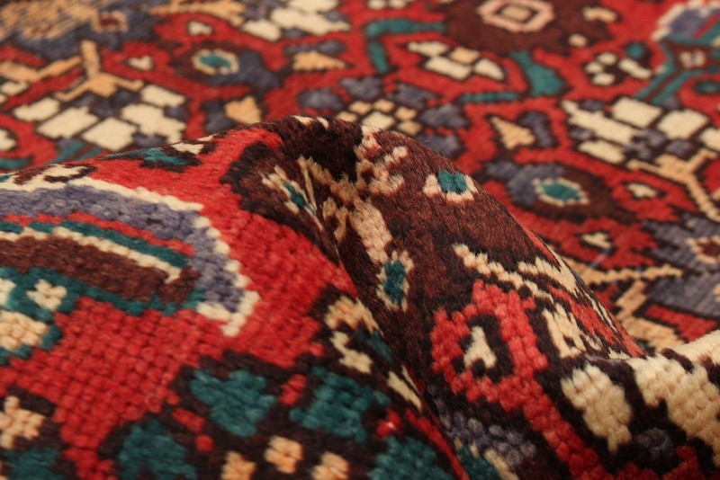 3'8" x 9'6" Vintage Hand-knotted Runner Rug Traditional Oriental Wool Carpet gallery