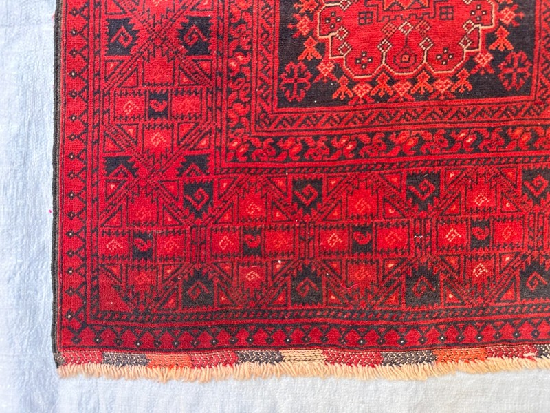 85 x 285 cm Vintage North Side of Afghanistan Turkoman Patnus Gul Runner gallery
