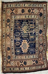 Antique Luri Large Sumac Bag Face 26×39 In, C. 1890