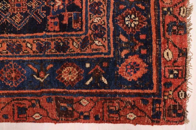 4'0" x 13'8" Vintage Hand-knotted Runner Rug Traditional Oriental Wool Carpet gallery