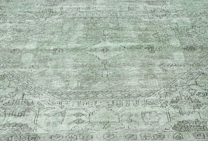 5'8X8'4 ft Overdyed Antique Distressed Vintage Oriental Rug Floral Design Carpet gallery