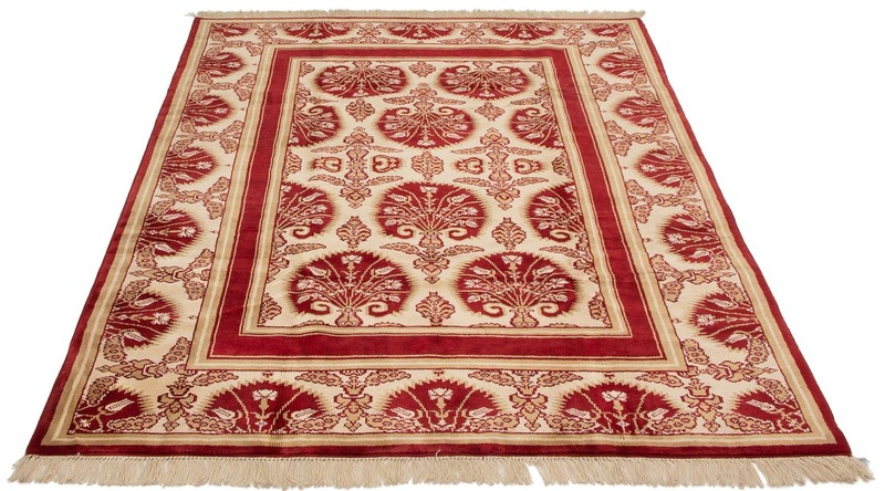 Traditional Vintage Hand-Knotted Area Rug 7'1" x 9'4" Oriental Wool Carpet gallery